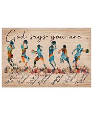 Basketball God Says You Are 17x11 Poster front