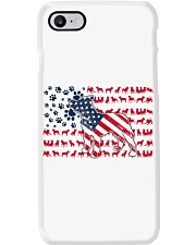Pitbull Dog Flag Us Phone Case tile