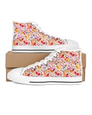 Chicken Beauty Many Patterns Men's High Top White Shoes tile