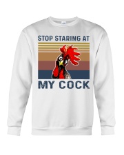 Chicken Stop Staring At My Cock Crewneck Sweatshirt tile