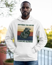 Funny Anything You Can Do Sloth Hooded Sweatshirt apparel-hooded-sweatshirt-lifestyle-front-20