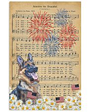 German Shepherd America The Beautiful 16x24 Poster front