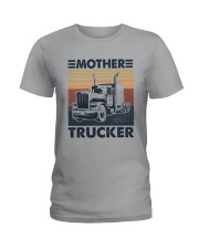 Trucker Mother Trucker Ladies T-Shirt tile