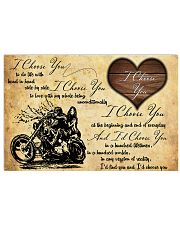 Motorcycle I Choose You Poster 24x16 Poster front
