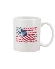Dachshund Dog Flag Us Mug tile