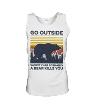 Hiking Go Outside Unisex Tank tile