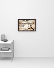 German Shepherd Waiting At The Door 17x11 Poster poster-landscape-17x11-lifestyle-04