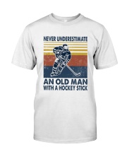 Hockey Never Underestimate Classic T-Shirt front