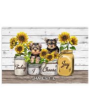 Yorkshire Terrier Today I Choose Joy 17x11 Poster front