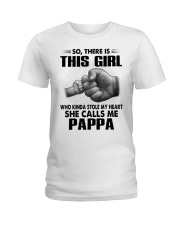 Pappa This Girl Stole My Heart Ladies T-Shirt tile