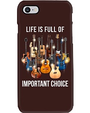 LIFE IS FULL OF IMPORTANT CHOICE Phone Case tile