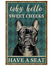 FRENCH BULLDOG WHY HELLO SWEET CHEEKS 11x17 Poster front