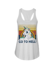 Go To Hell Ladies Flowy Tank tile