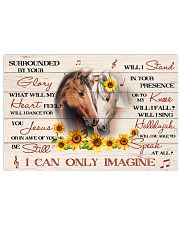 Horse Surrounded By Your Glory 17x11 Poster front