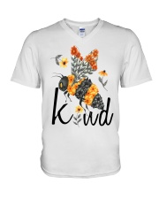 Bee Kind V-Neck T-Shirt tile