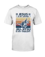 Jiu Jitsu Is My Therapy Classic T-Shirt front