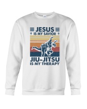 Jiu Jitsu Is My Therapy Crewneck Sweatshirt tile