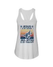 Jiu Jitsu Is My Therapy Ladies Flowy Tank tile