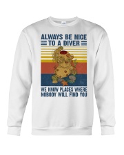 Scuba Diving Always Be Nice Crewneck Sweatshirt tile