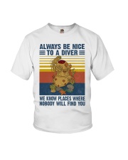 Scuba Diving Always Be Nice Youth T-Shirt tile