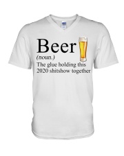 Beer Together V-Neck T-Shirt tile