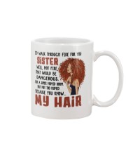 BECAUSE YOU KNOW MY HAIR Mug front