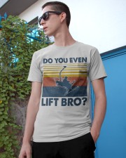 Skiing Do You Even Lift Bro Classic T-Shirt apparel-classic-tshirt-lifestyle-17