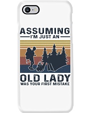 Camping Assuming Im Just An Old Lady Phone Case tile
