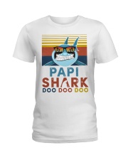 Papi Shark Doo Doo Doo Ladies T-Shirt tile