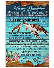 Turtle To My Daughter 11x17 Poster front