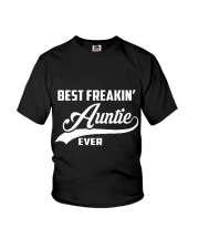 Best Freakin Auntie Ever Youth T-Shirt thumbnail