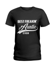 Best Freakin Auntie Ever Ladies T-Shirt thumbnail