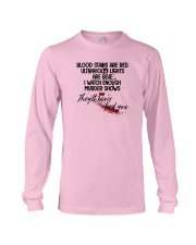 Blood Stains Are Red Long Sleeve Tee thumbnail