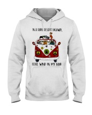 On A Dark Desert Highway Cat Hooded Sweatshirt thumbnail
