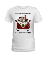 On A Dark Desert Highway Cat Ladies T-Shirt thumbnail