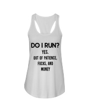 Satire Do I Run Ladies Flowy Tank thumbnail