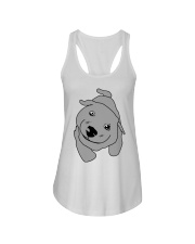 Ugly Draw Dog T-shirt Designs Ladies Flowy Tank thumbnail