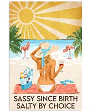 Ocean Sassy Since Birth Salty By Choice 16x24 Poster front