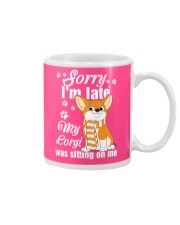 Corgi Sorry I'm late Mug thumbnail