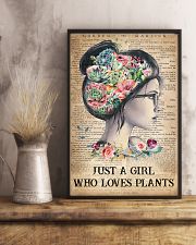 Garden Just A Girl Who Loves Plants 16x24 Poster lifestyle-poster-3