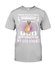 My GSD knows Classic T-Shirt thumbnail