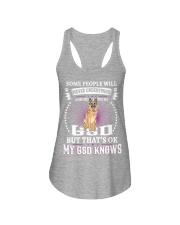 My GSD knows Ladies Flowy Tank thumbnail