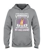 My GSD knows Hooded Sweatshirt thumbnail