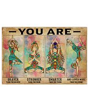 Yoga You Are Brave 36x24 Poster front
