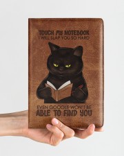 Touch My Notebook Medium - Leather Notebook aos-medium-leather-notebook-lifestyle-front-01