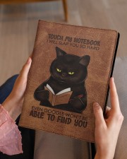 Touch My Notebook Medium - Leather Notebook aos-medium-leather-notebook-lifestyle-front-07