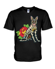 German shepherd V-Neck T-Shirt thumbnail