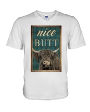 Farm Nice Butt V-Neck T-Shirt tile