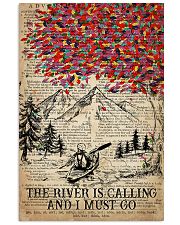 Kayaking The River Is Calling 16x24 Poster front