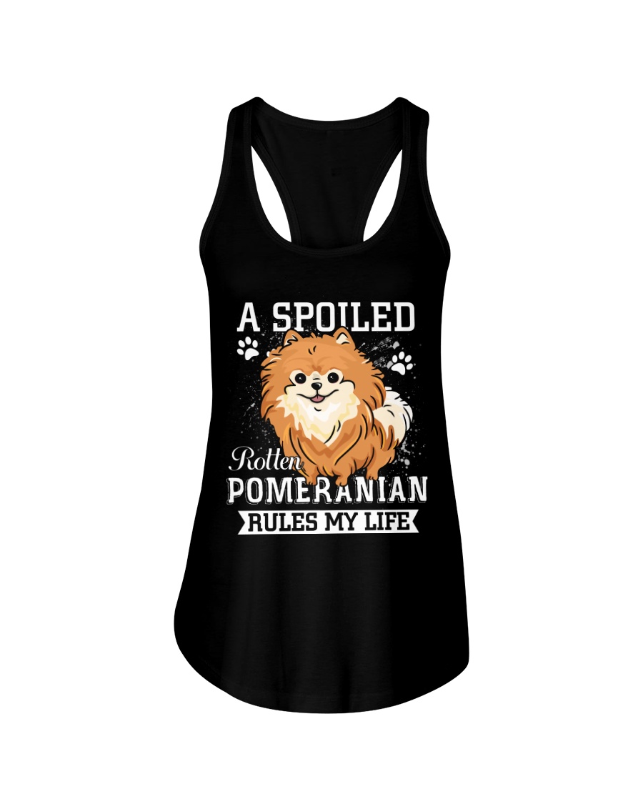 Pomeranian Ladies Flowy Tank